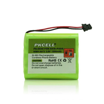 PK-0040 Ni-MH AA Größe 3,6 V 1500 mAh Schnurloses Telefon Batteriezelle für HHR-P505